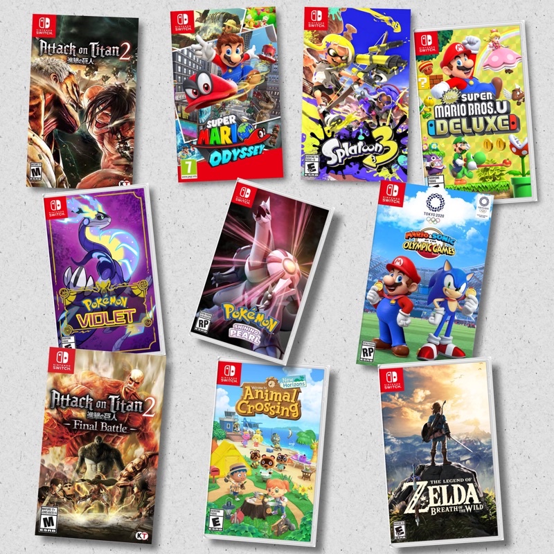 แผ่นเกม Nintendo Switch มือ2 | Shopee Thailand
