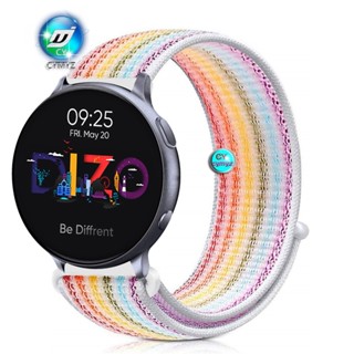 Realme DIZO Watch R สายพูดคุย ไนลอน สายกีฬา สําหรับ realme Techlife DIZO Watch R Talk GO สายนาฬิกา realme DIZO Watch R สายรัดข้อมือกีฬา