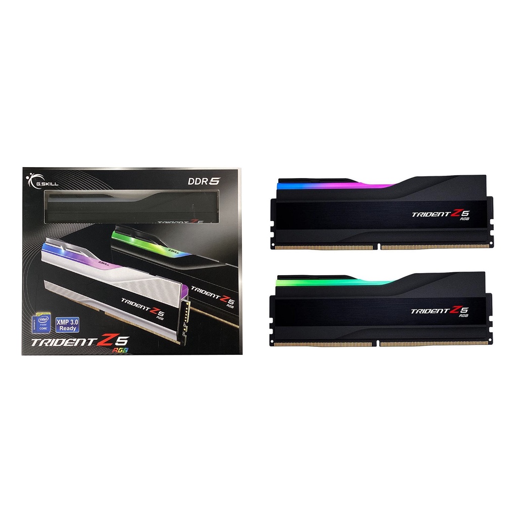 G.Skill Trident Z5 RGB 32GB (2 x 16GB) DDR5-6400 Memory Kit (Black) for Intel