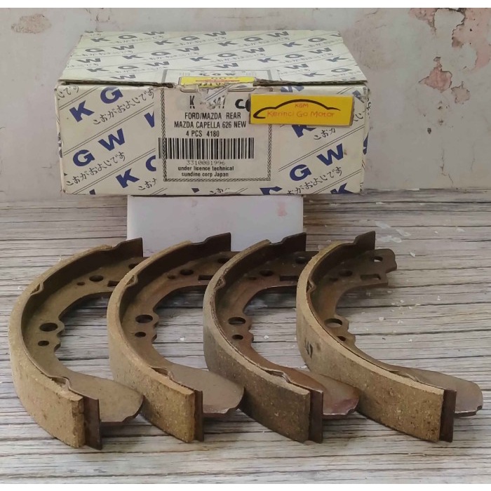 BRAKE SHOE ผ้าเบรกหลัง CAPELLA 626 KGW K-347
