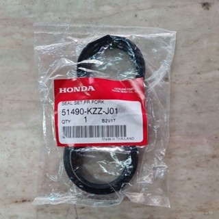 ชุดซีลโช๊คหน้า+ซีลกันฝุ่นแท้ Honda CRF250/300 51490-KZZ-J01