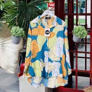 【069】𝐋𝐀𝐋𝐔𝐍𝐄 Shirt เสื้อเชิ้ตผู้หญิง สวยมาก หรู ดูแพง ใส่สบาย แนะนำเลยจ้า งานดี งานเป๊ะ ใส่น่ารัก ปังสุดๆแน่นอน