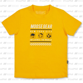 Moose Gear Mustard Yellow T-shirt for Boys with Print details (TS-P 11452)