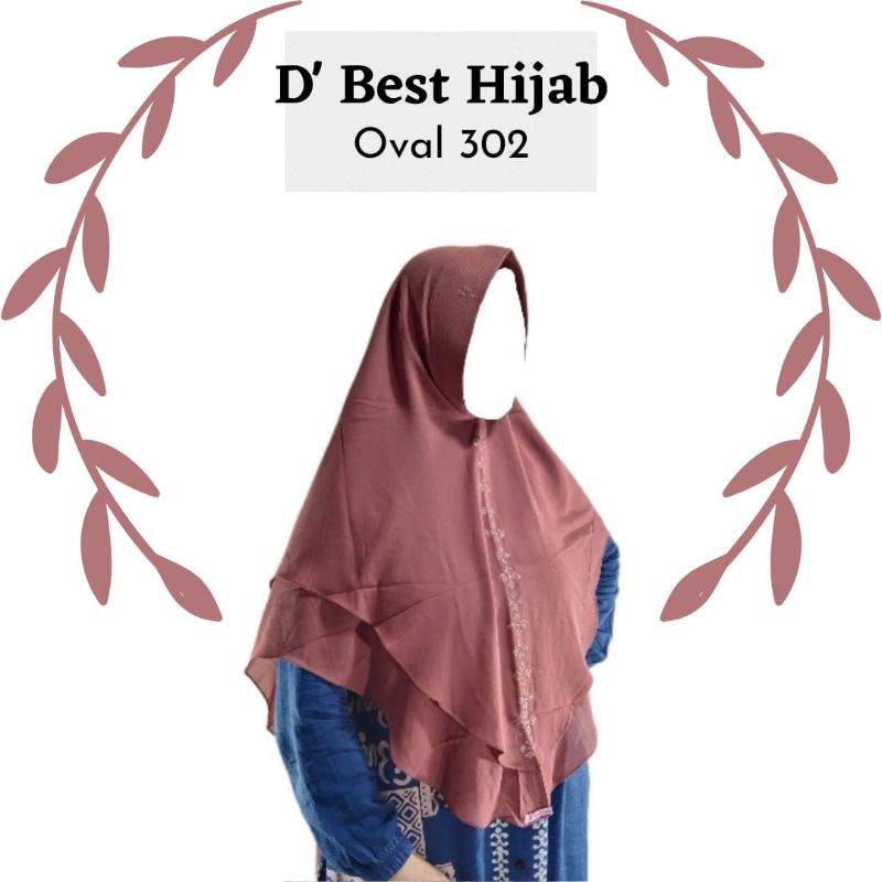 Khimar Dbest Hijab Oval 302 SN