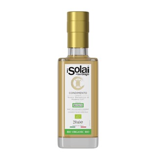 I Solai Sweet-Sour White Balsamic Condiment of Modena I.G.P. BIO อิโซไล น้ำส้มสายชู คอนดิเมนโต้ - 250ml