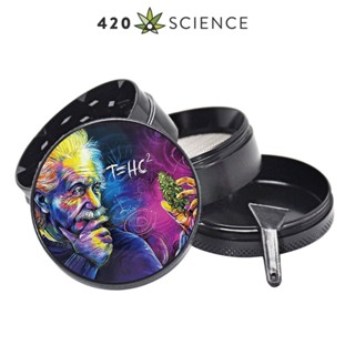 โลหะ 50 มม. T = HC2 Einstein Classic Grinder เครื่องบดสมุนไพร ที่บดสมุนไพร