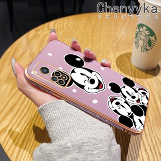 เคสโทรศัพท์มือถือ ป้องกันกระแทก ลายการ์ตูนมิกกี้เมาส์น่ารัก มีลายด้านข้าง หรูหรา สําหรับ Xiaomi MI 10T 10T Pro Redmi K30s