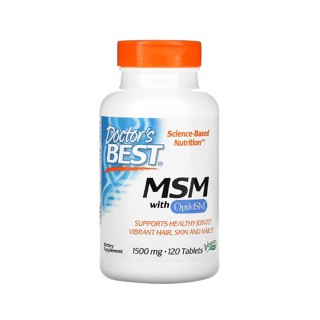 Doctors Best MSM with OptiMSM 1500 mg 120 Tablets