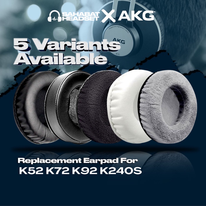 Earpad Ear Cushion Earcup AKG K52 K72 K92 K240S K 52 72 92 240 โฟม