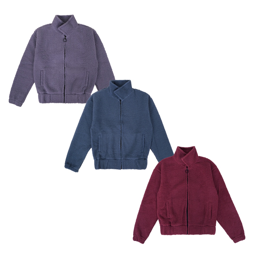 SOUBI ZIPPER SHERPA JACKET