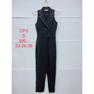 จั๊มสูทขายาว สีดำ CPS SIZE S