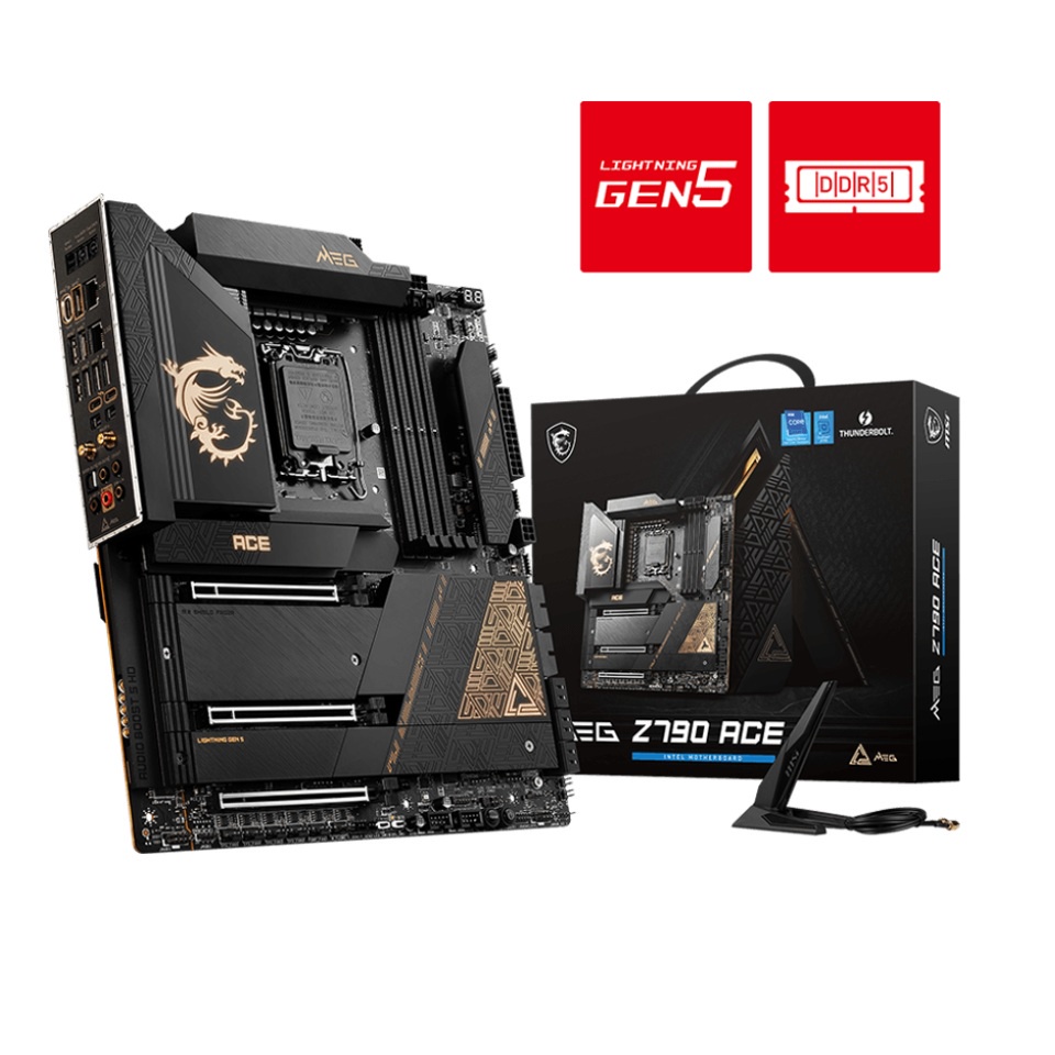 MSI MEG Z790 ACE Intel LGA1700 DDR5 Motherboard ของแท้ประกันศูนย์