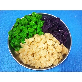 ข้าวแต๋นน้ำแตงโม(ถูกสุดพร้อมส่งทุกวัน) แผ่นเล็ก 2 cm 950-1000ชิ้น