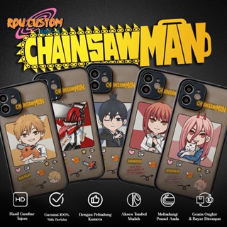 เคสโทรศัพท์มือถือแบบนิ่ม ใส ลายอะนิเมะ Rou Custom [Chainsaw Man Chibi] สําหรับ Xiaomi Redmi Note 8 Pro 9 9A 9C 9T Note 9 9 Pro 10 Note 10 10S 10 5G Xiaomi