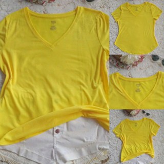 เสื้อยืด JENNIFER LAUREN size 1X สีเหลือง