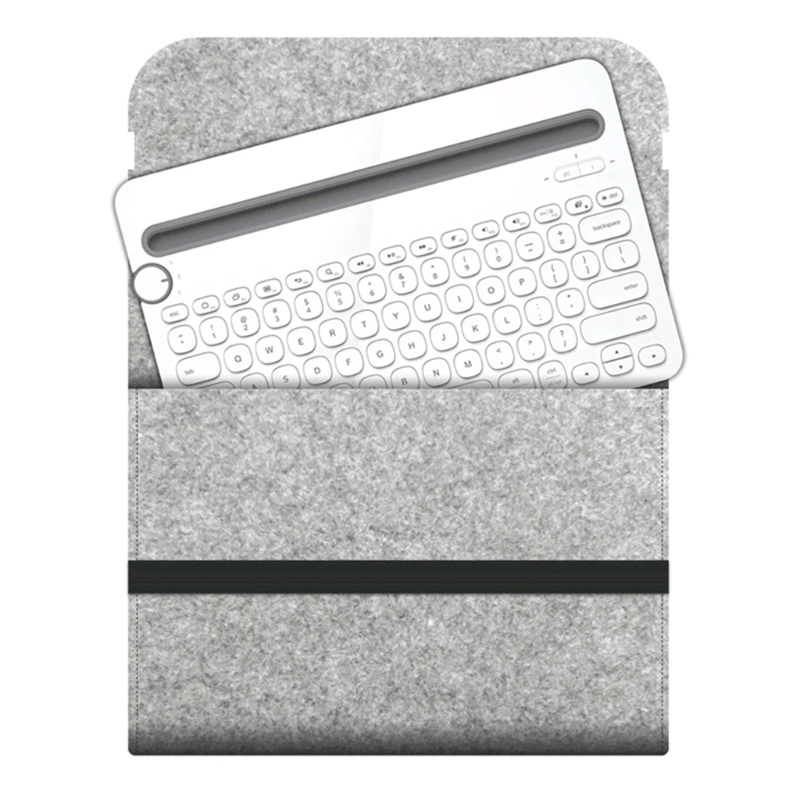 Kiss Wool Felt Keyboard Storage Bag สําหรับ K380 K480 คีย์บอร์ดฝาครอบปุ่มกด