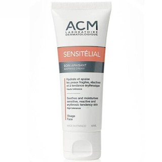 ACM Sensitelial Soothing cream 40ml ลดรอยแดงทันที แสบร้อน หน้าติดสาร ลดการระคายเคือง