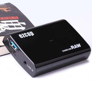 Ezcap321b HDMI เป็น USB 3.0 การ์ดจับภาพวิดีโอเกม อุปกรณ์สตรีมมิ่งสด 4K บันทึก 1080P 120fps 60fps TV ลูปไลน์ อินพุต