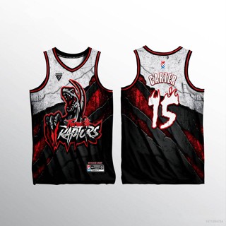 เสื้อกีฬาบาสเก็ตบอล Raptors Carter Jersey สําหรับผู้ชาย และผู้หญิง