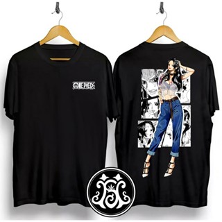 เสื้อยืด 2022 New One Piece TShirt  Cotton Unisex Men Women Round Neck Short Sleeve Baju Lelaki Wanita Ready Stock_18