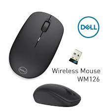 WM126 DELL OPTICAL WIRELESS MOUSE - BLACK - S&P ประกันศูนย์ไทย 1ปี