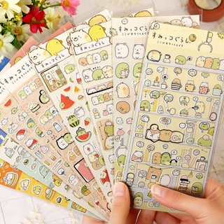 Letit สติกเกอร์ ลายสัตว์ Sumikko Gurashi สไตล์ญี่ปุ่น สําหรับตกแต่งสมุดไดอารี่ สมุดภาพ DIY