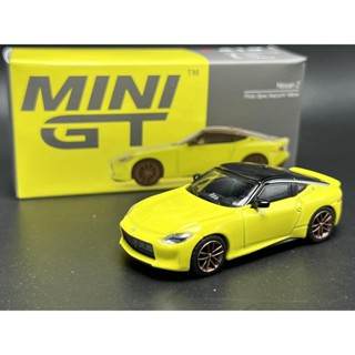 Mini GT  / Nissan Fairlady Z Proto Spec 2023 Ikazuchi Yellow LHD