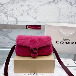 ❇▼∏【Real Shot】COACH New Plush Bag Stylish and Exquisite Womens Shoulder Bag / Cross-body Bag (with Box)