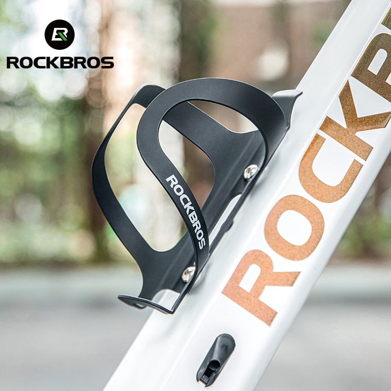 【TH Delivery】ROCKBROS ที่วางขวดน้ํา แบบยาง อะลูมิเนียมอัลลอย ยืดหยุ่น น้ําหนักเบา คุณภาพสูง อุปกรณ์เสริม สําหรับจักรยานเสือภูเขา