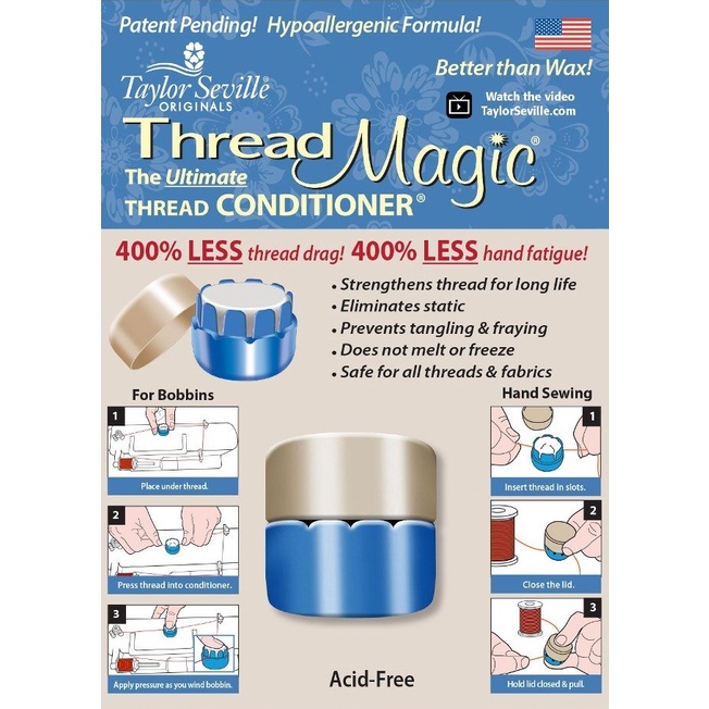 Taylor Seville Thread magic ขี้ผึ้งเคลือบเส้นไหม