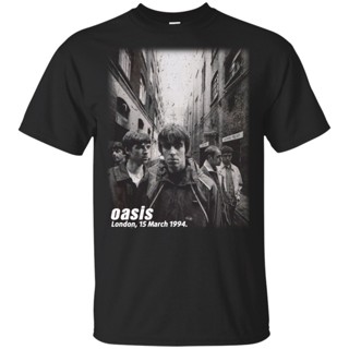 [COD] {พร้อมส่ง เสื้อยืดแขนสั้น พิมพ์ลายวงร็อค Oasis London 15 มีนาคม 1994 พลัสไซซ์ ของขวัญวันเกิด สําหรับผู้ชาย XS