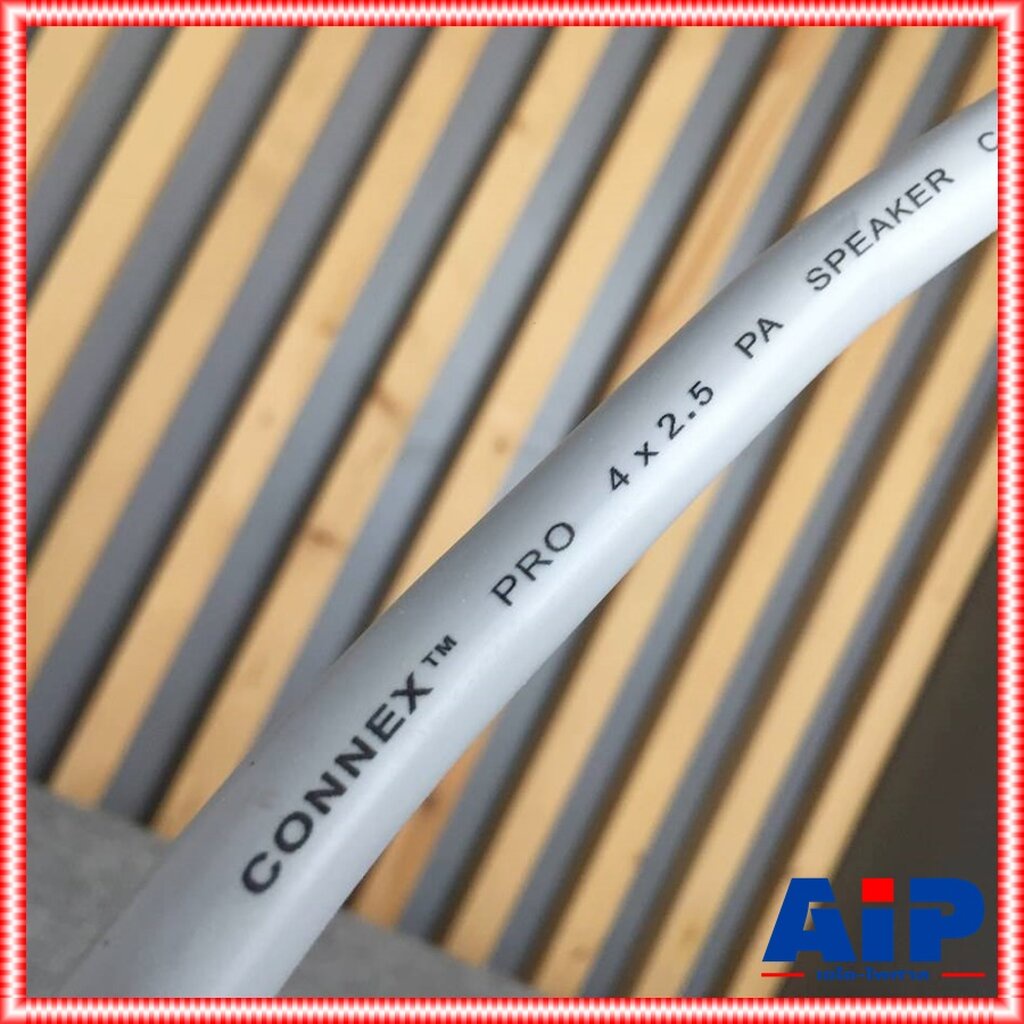 ขด50เมตร CONNEX สายลำโพง PRO4x2.5 สาย ลำโพง 4x2.5 กลมเทา 4คอร์ ขนาด 2.5MM ผลิตในไทย เอไอ-ไพศาล