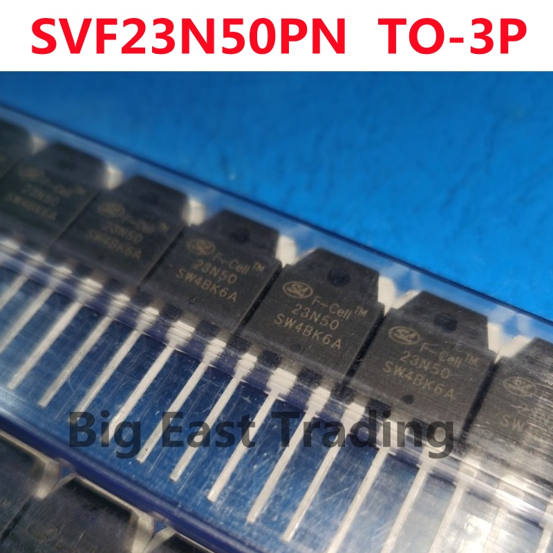 10 ชิ้น svf23n50pn TO-3P Silan 23n50 23N50E fmh23n50 fmh23n50e 23A/500 โวลต์สำหรับเครื่องเชื่อมใหม่เ
