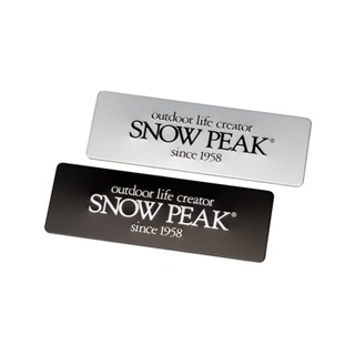 Snow Peak Metal Logo Sticker Set LETTER (Limited Item Festival Spring 2022)