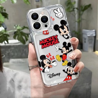 เคสโทรศัพท์มือถือ แบบใส ลายการ์ตูนมิกกี้ มินนี่เมาส์ สําหรับ iphone 14promax 13 12 11 7Plus 7 8 X XS Max