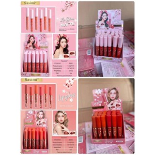 Sasimi No S960 Lip gloss Matte&amp; Velvet (24pcs in a box)