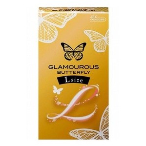 ถุงยางเพื่อสาวๆ Glamourous Butterfly รุ่น L size **ไม่โชว์ชื่อสินค้าหน้ากล่องพัสดุ**