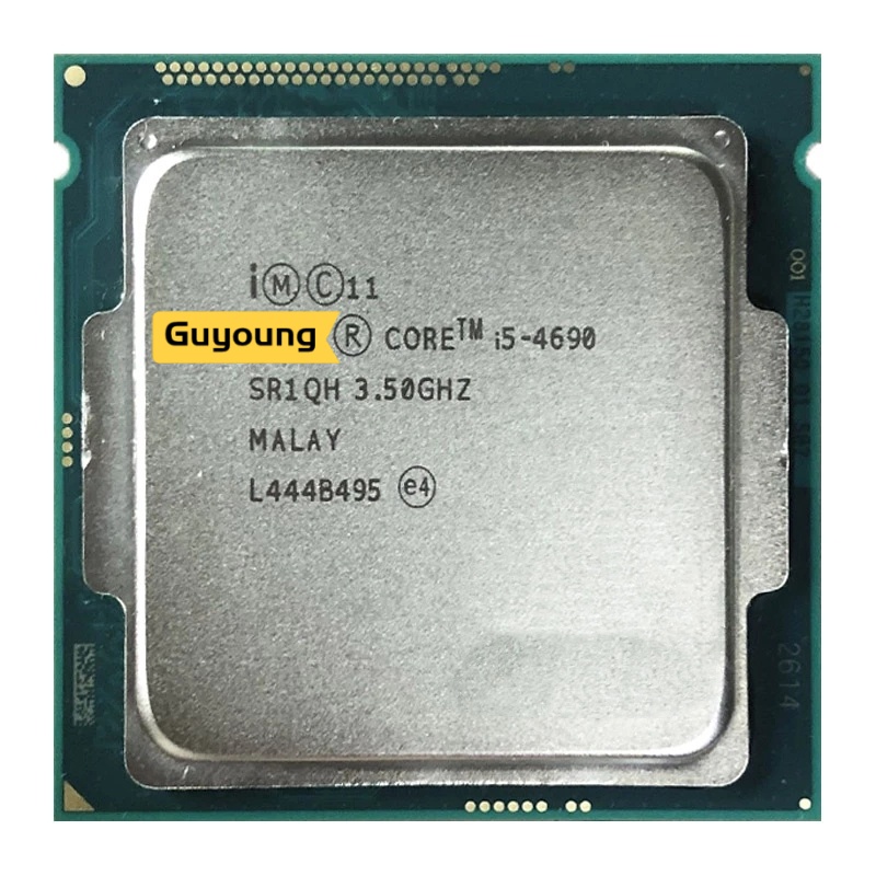 โปรเซสเซอร์ Core i5-4690 i5 4690 3.5 GHz ใช้แล้ว Quad-Core 6M 84W LGA 1150