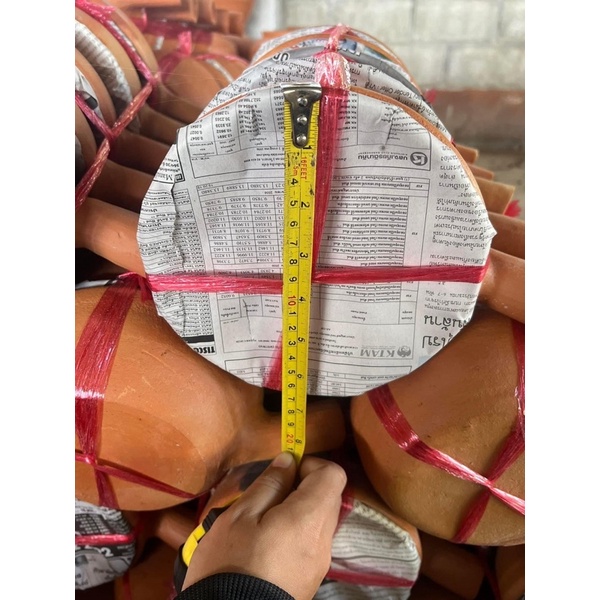 หม้อดินเผามีด้ามจับ(พร้อมฝา)ขนาด7นิ้ว หม้ออบวุ้นเส้น (ใช้กับเตาแก๊สได้)ถ่ายวีดิโอตอนแกะสินค้าแตกเปลี่ยนใบใหม่ให้ทันทีค่า - รูปที่ 2