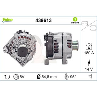 439613 ไดชาร์จ Valeo รุ่น BMW N47 E81/ E87 (SERIES 1)/ E83(X3)/ E84(X1)/E90