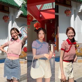 🪆🧧3pcs.basket FACAI Top เสื้อตรุษจีน