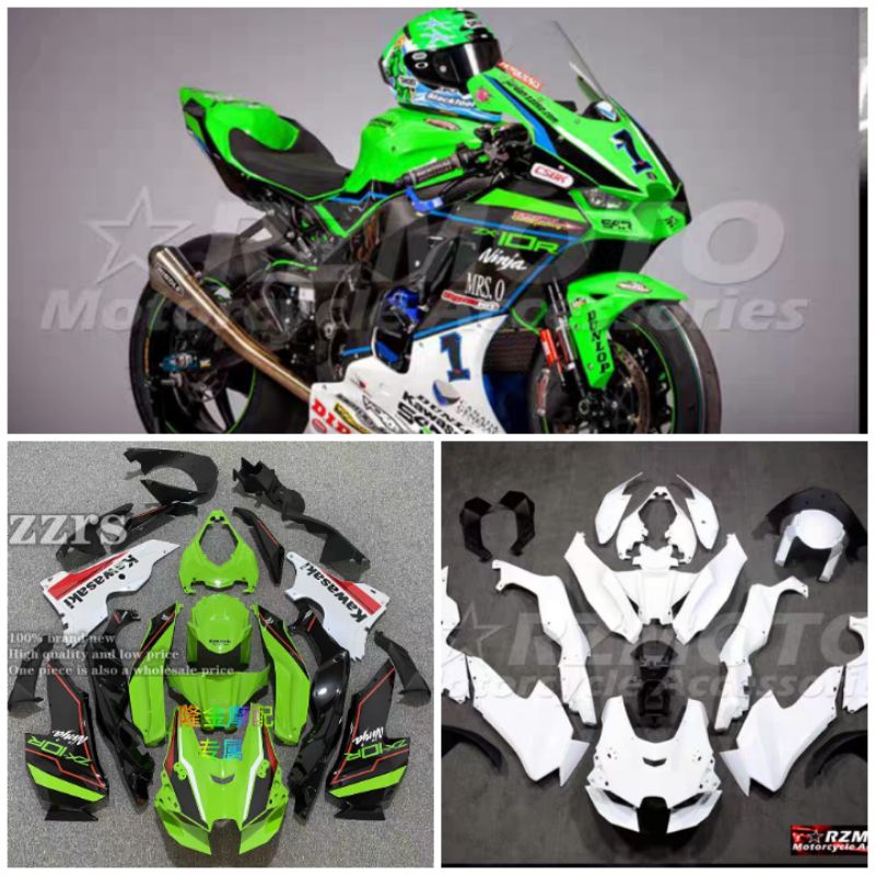 ชุดแฟริ่ง kawasaki zx 10 RR ตัวใหม่ล่าสุดปี2021-2023  ZX10RR XZ10R zx10rr ชุดแฟริ่ง bigbike ZX-10R Z