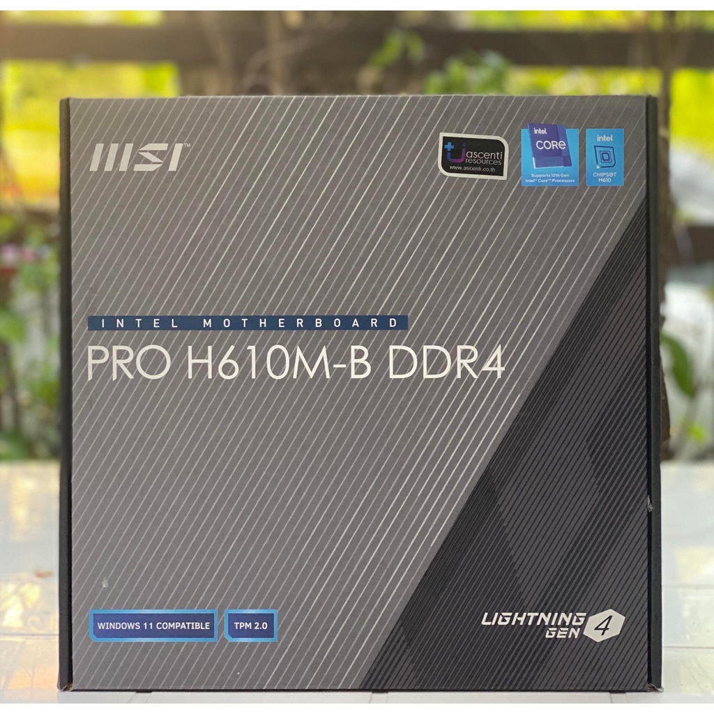 MAINBOARD (เมนบอร์ด) 1700 MSI PRO H610M-B DDR4