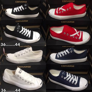 Converse Jack Purcell+พร้อมกล่อง รองเท้าผ้าใบ ไซส์ 36-45 รองเท้าผ้าใบผู้ชาย รองเท้าผ้าใบผู้หญิง