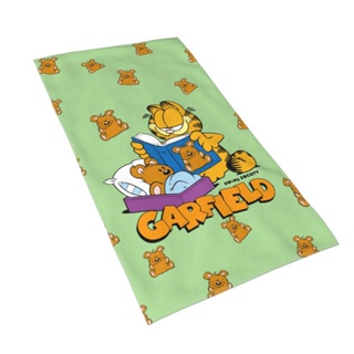 Garfield ผ้าขนหนูไฟเบอร์นุ่มพิเศษ ดูดซับน้ําได้ดี 70x40 ซม. สําหรับห้องน้ํา บ้าน