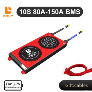 Daly ที่ชาร์จลิเธียม BMS 36V 10S Li-ion BMS 80A 100A 120A 150A พร้อมสมดุล สําหรับจักรยานไฟฟ้า