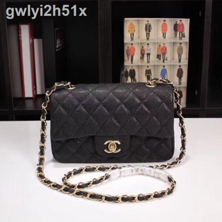 ❧✲☁✥Ready to ship (with box) 100% Genuine Chanel Women s Purse Women s Chain Cross Strap Purse Chain Blogger