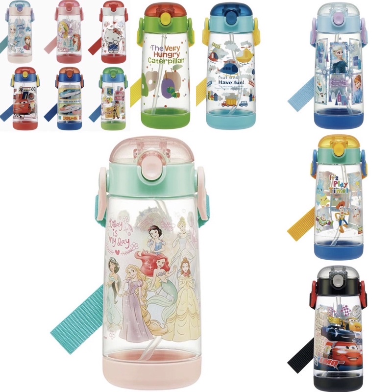 *ลายใหม่ปี 26 มาแล้ว!!!* Skater กระติกน้ำเด็ก มาพร้อมสายสะพาย นำเข้าจากญี่ปุ่น