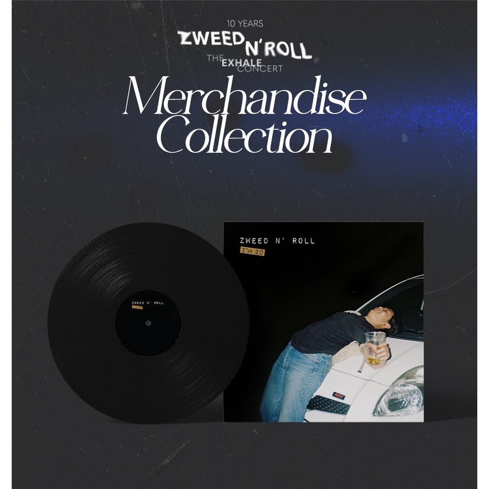 🔥พร้อมส่ง! แผ่นเสียง ZWEED N’ ROLL Album : I’m 20, “RESURRECTION” Zweed n' Roll Vinyl ของแท้100%