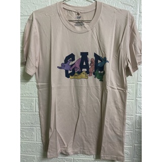 Gap เสื้อยืดสีโอวัลตินอ่อนๆ